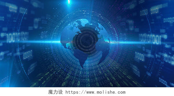 科技底纹网络科技蓝色科技感科技地球科技线条科技时代展板背景